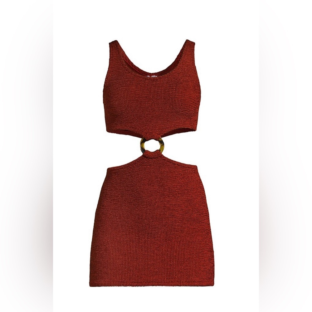 Hunza g cutout mini dress